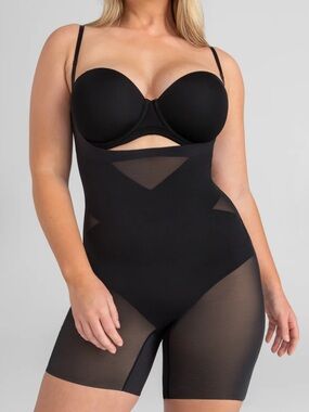 Honeylove Open-Bust Mid-Thigh Bodysuit